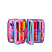 Picture of SEVEN 3 ZIPPER ELECTRIC VIBE GIRL PENCIL CASE